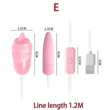 Load image into Gallery viewer, Flirting Egg Female Masturator Tongue Lick Double Shock Fun Jumping Egg Usb Female Adult Toy Fun Supplies