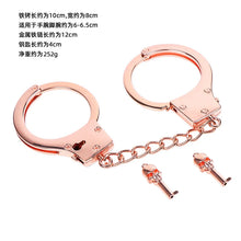 Load image into Gallery viewer, Bdsm Restraint Metal Handcuffs Sex Toys Sex Bondage Wrist Clamp Cosplay Slave