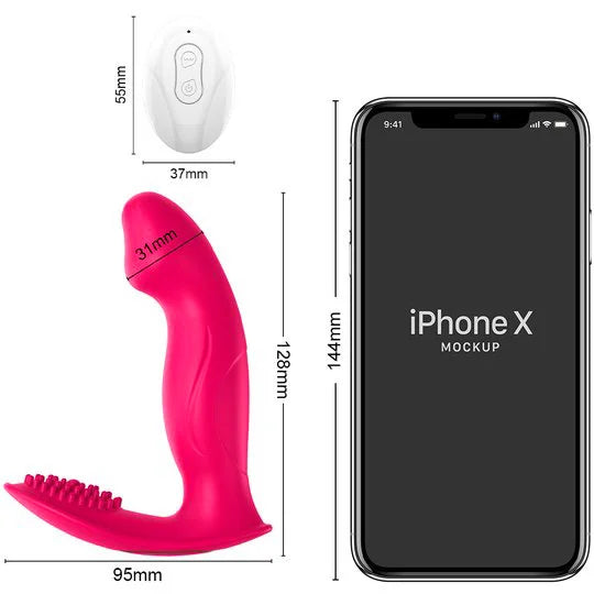 Wireless Remote Vibrator Wearable Vibrating Clitoris Stimulator