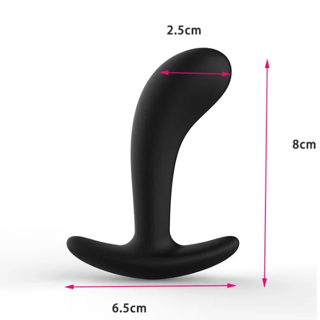 Silicone Anal Plugs Training Set with Flared Base Prostate Sex Toys