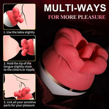 Load image into Gallery viewer, Tongue Sucking Large-mouth Female Masturbator Massager Rechargeable Vibrator