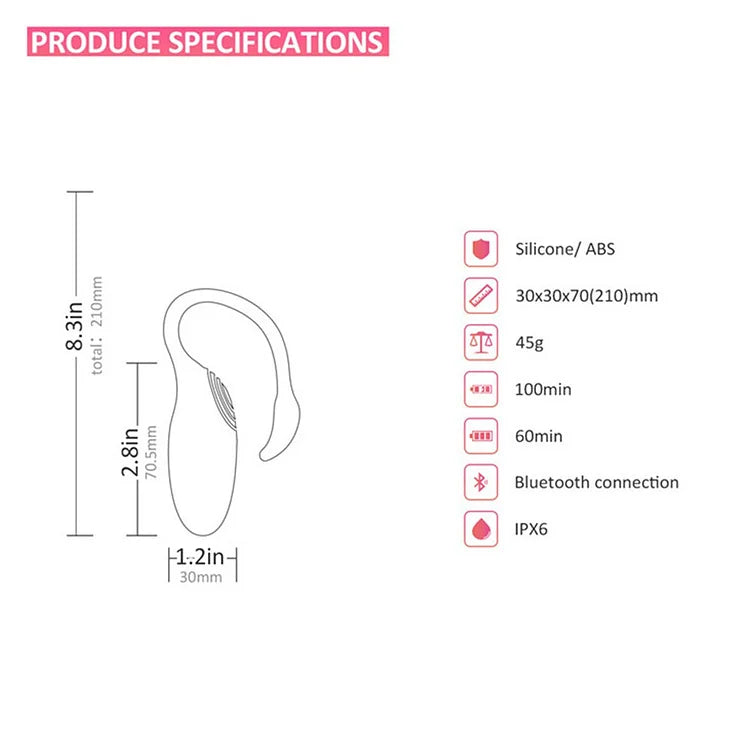 Flamingo APP Bluetooth Remote Control Smart Stimulator