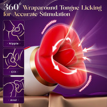 Load image into Gallery viewer, Big Mouth Tongue Licking Swinging Suction Vibration Oral Sex Toy