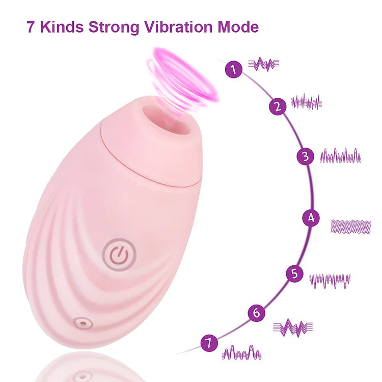 Mini Shell Usb Charging Clitoris Sucker Vibrators For Women