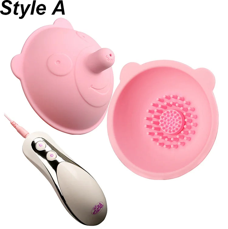 Momo Bear Breast Massager Stimulates, Stimulates, Sucks Breast Nipple, Climates, And Kneads Women's Tools