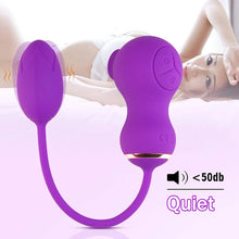 Load image into Gallery viewer, Rose Vibrator Clitoral Sucking Vibrator with Vibrating Egg, 2 in 1 Clit &amp; G-spot Stimulator with 7 Suction &amp; 7 Vibration Modes