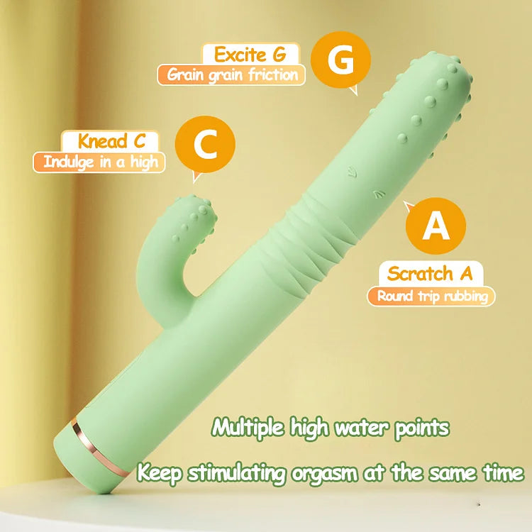 Female Vibrating  Automatic Masturbation Artifact Massage Stick