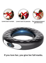 Load image into Gallery viewer, 1.6 Inch Wireless Remote Control 10 Frequency Vibration Cock Ring Waterproof