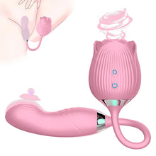 Load image into Gallery viewer, Rose Vibrator Clitoris Stimulator