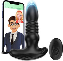 Load image into Gallery viewer, Wireless Remote Telescopic Vibrating Butt Plug Anal Sex Toys Prostate Massager