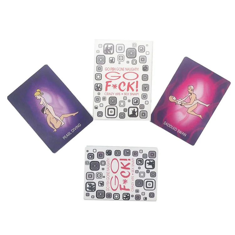 Go Fuck Sex Couple Bedroom Game Cards