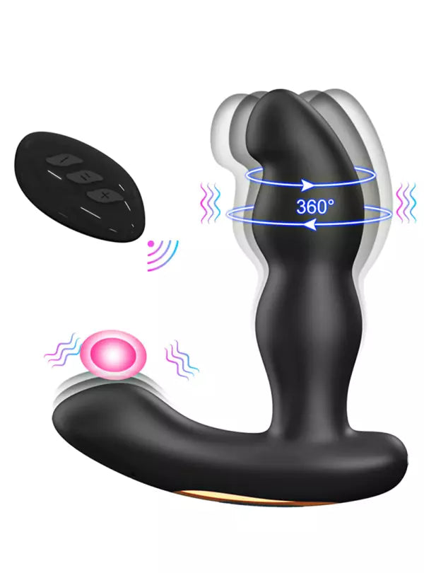 10 Frequency Vibration Swing Prostate Massager Waterproof Remote Control