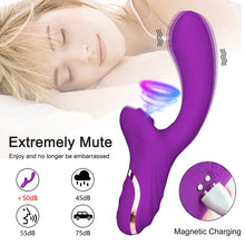 Load image into Gallery viewer, Rabbit Vibrator 10 Modes Clitoral Sucking Vibrator