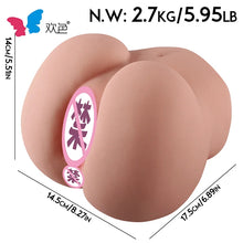 Load image into Gallery viewer, Steamed Bun Hole Female Buttock Reverse Mold Large Buttock Double Hole Aircraft Cup