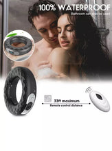 Load image into Gallery viewer, 1.6 Inch Wireless Remote Control 10 Frequency Vibration Cock Ring Waterproof