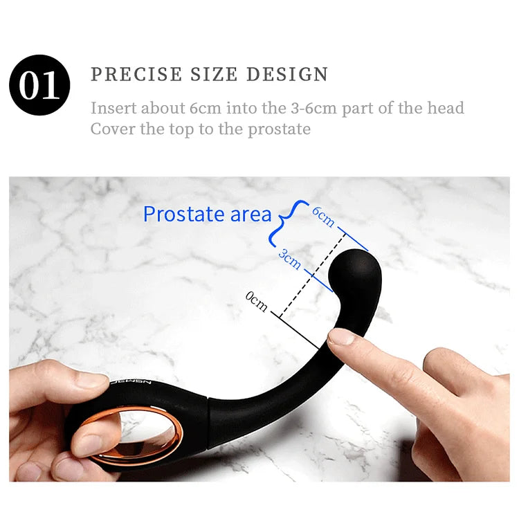 Prostate Vibrator Remote Control Buckle Massager Vibrating Butt Plug