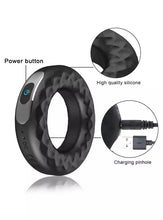 Load image into Gallery viewer, 1.6 Inch Wireless Remote Control 10 Frequency Vibration Cock Ring Waterproof