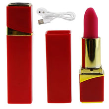 Load image into Gallery viewer, Rose Lipstick Vibrator G-spot 10 Vibration Modes