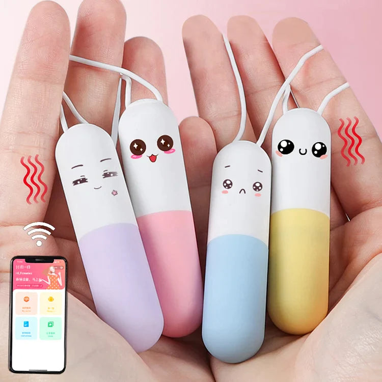 Raoules Capsule Cute Egg Jumping Egg App Applet Remote Remote Control Wireless Entry Strong Earthquake