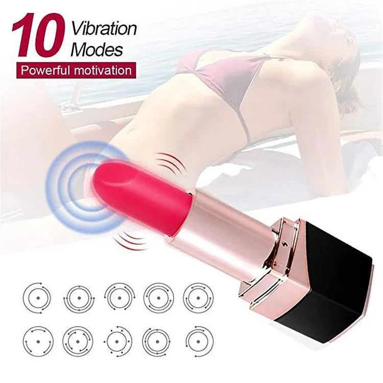 Mini Small Av Stick Magnetic Suction Rechargeable Lipstick Egg Skipping Vibration Women's Sex Toy Jumping Masturbator Adult Sex Toy