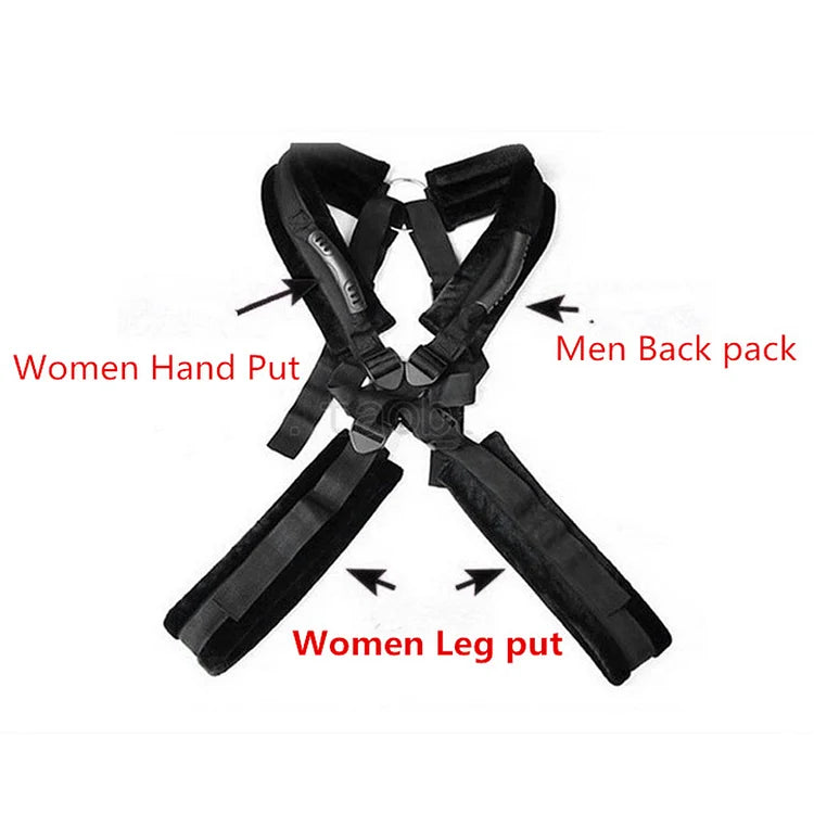 Double Shoulder Back Swing Strap Husband And Wife Sex Aids