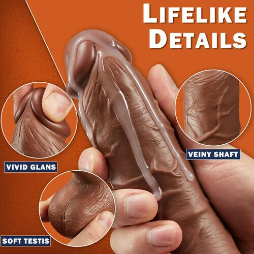 Avery 8.26 Inch Realistic Dildo with Suction Cup