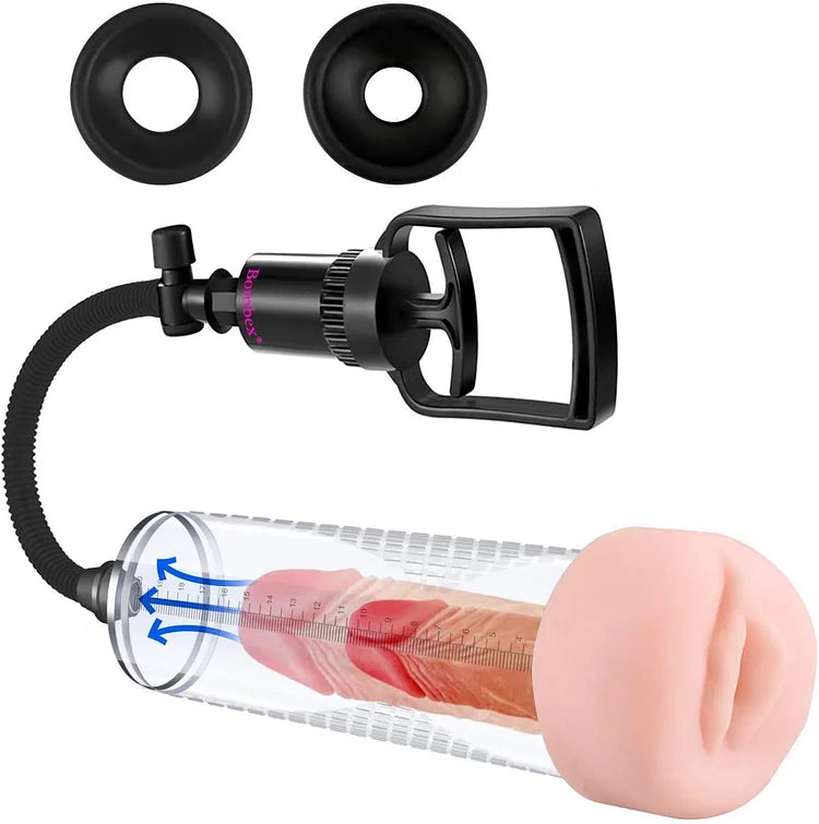 Vacuum Penis Pump Penis Massage & Stimulation Device with Male Stroker