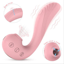 Load image into Gallery viewer, 3 in 1 Clitoral Sucking &amp; Licking Vibrator - G Spot Flapping &amp; Vibrating Dildo Vibrators , Rechargable &amp; Waterproof