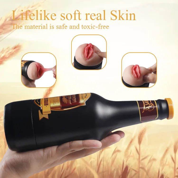 Male Masturbator Erotic Toy Portable Beer Bottle