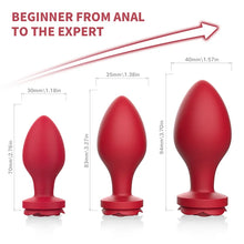 Load image into Gallery viewer, Silicone Rose Butt Plug Set For Men And Women