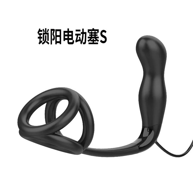 Pleasure Suoyang Electric Anus Plug Warming Exploratory Challenge Electric Rear Court Plug Magnetic Charging Fun Products