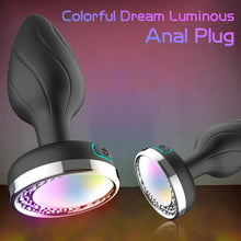 Load image into Gallery viewer, Remote Control Luminous Vibrating Anal Plug, Ten Frequency And Ten Color Switching, Out Anal Plug, Sex Toys For Men And Women, Foreign Trade Boom