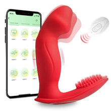 Load image into Gallery viewer, App &amp; Remote Control Wiggling Wearable Panty Vibrator