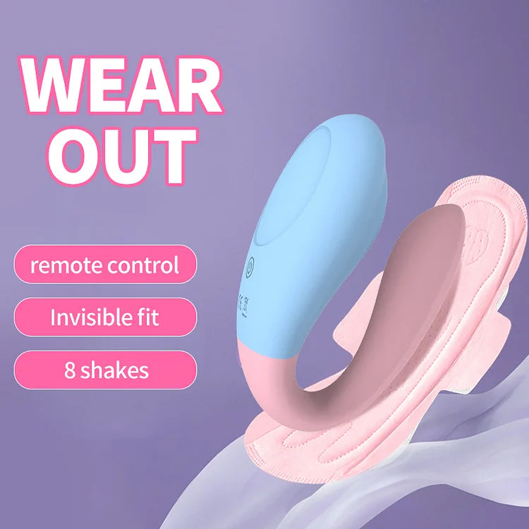 Women's Vibrating Invisible Masturbator Seconds Tide Wireless Remote Control Egg Jumping