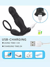 Load image into Gallery viewer, Prostate Massager 7 Modes Vibrating Thrusting Wireless Remote Control