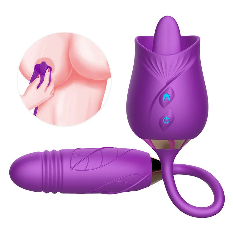 New The Rose Toy With Bullet Vibrator Pro