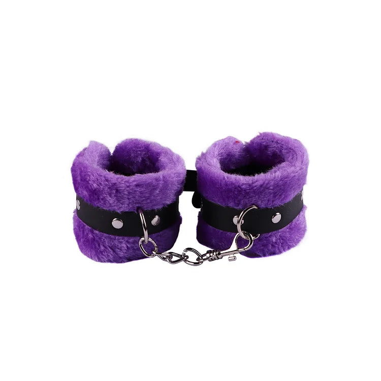 Fur Lined Wrist Or Ankle Cuffs