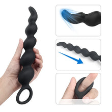 Load image into Gallery viewer, Silicone Anal Beads Prostate Massager Anus Backyard Beads Butt Plug