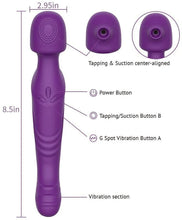 Load image into Gallery viewer, Clitoral Sucking Vibrator G Spot Stimulation with 10 Suction &amp; Vibration Patterns