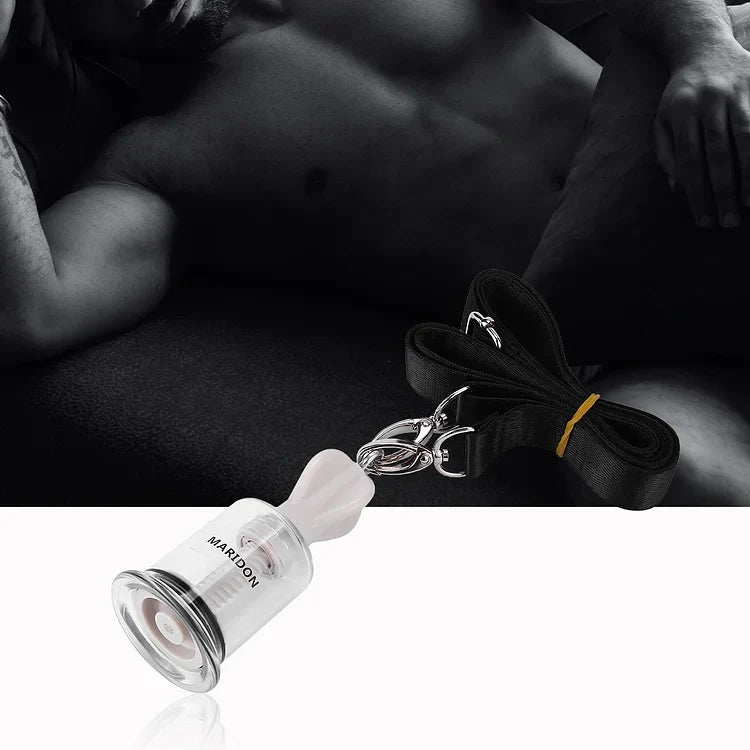 Male Penis Stretching Trainer Invisible Wearing Neck Hanging Durable Trainer