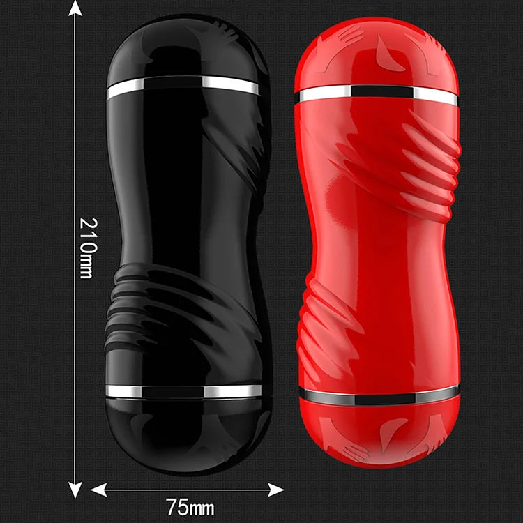 Bite Sperm Cup Aircraft Cup Male Appliance Masturbation Double Headed