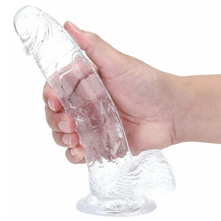 7.3-inch Transparent Dildo