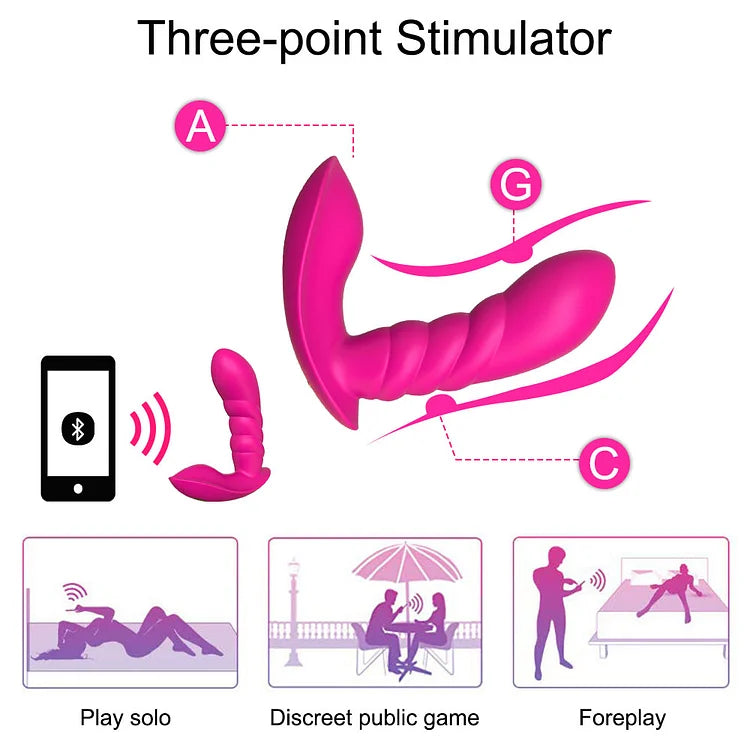 Remote Control G-spot Dildo