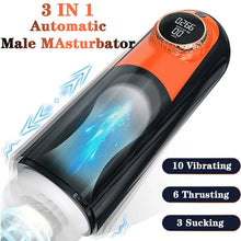 Load image into Gallery viewer, Helios - 3 In 1 Thrusting Sucking Vibration Automatic Male Masturbator