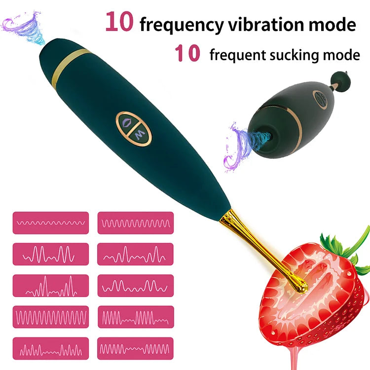 Sucking Vibrator Dildo Clitoris Stimulator G Spot Vagina Massager