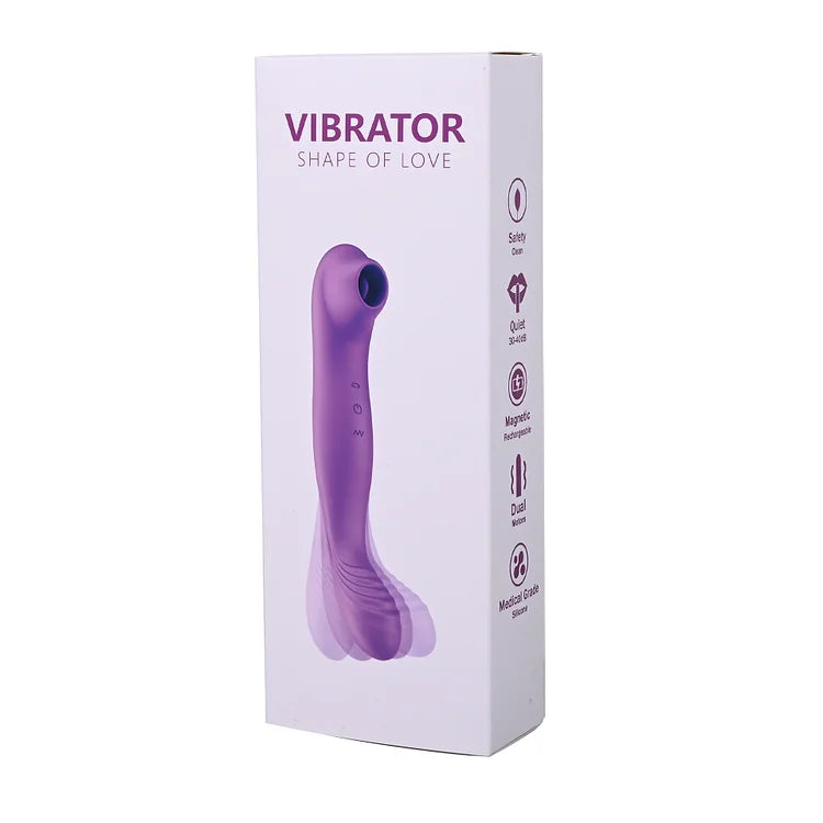 Bending Sucking Stick, Vibrating And Sucking Dual-purpose Vibrating Stick, Female Clitoral Stimulation, Orgasmic Masturbation Device