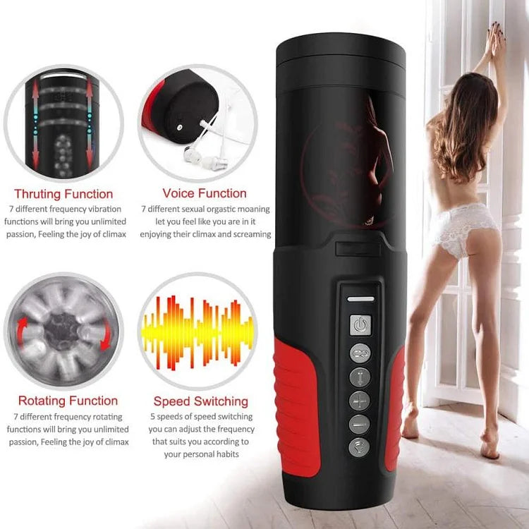 Meiji Sexy Servant Fully Automatic Male Retractable Rotary Bed Calling Pronunciation Electric Aircraft Cup Generation I