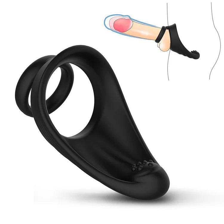 Shell Lock Sperm G-spot Ring Men's Alternative Foreskin Solar Circle Climax Penis Ring