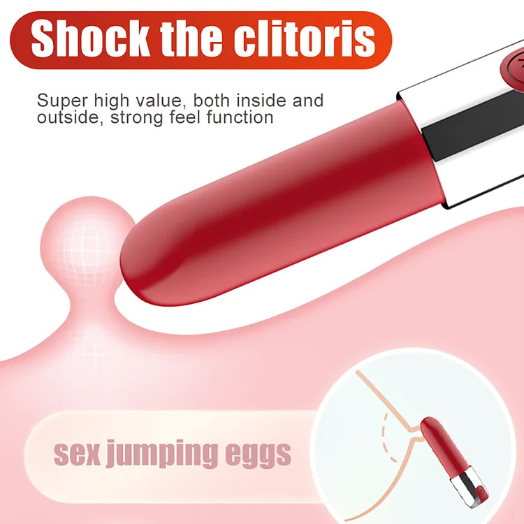 Mini Bullet Vibrator G Spot Lipstick Vibration Vagina Clitoris Stimulator