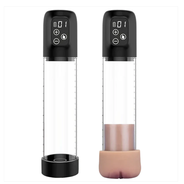 Cross-border Amazon Lcd Trainer New Hydrotherapy Cup Rechargeable Usb Male Masturbation Led Penis Trainer